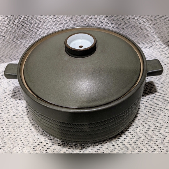 Denby Stoneware Chevron Casserole Dish